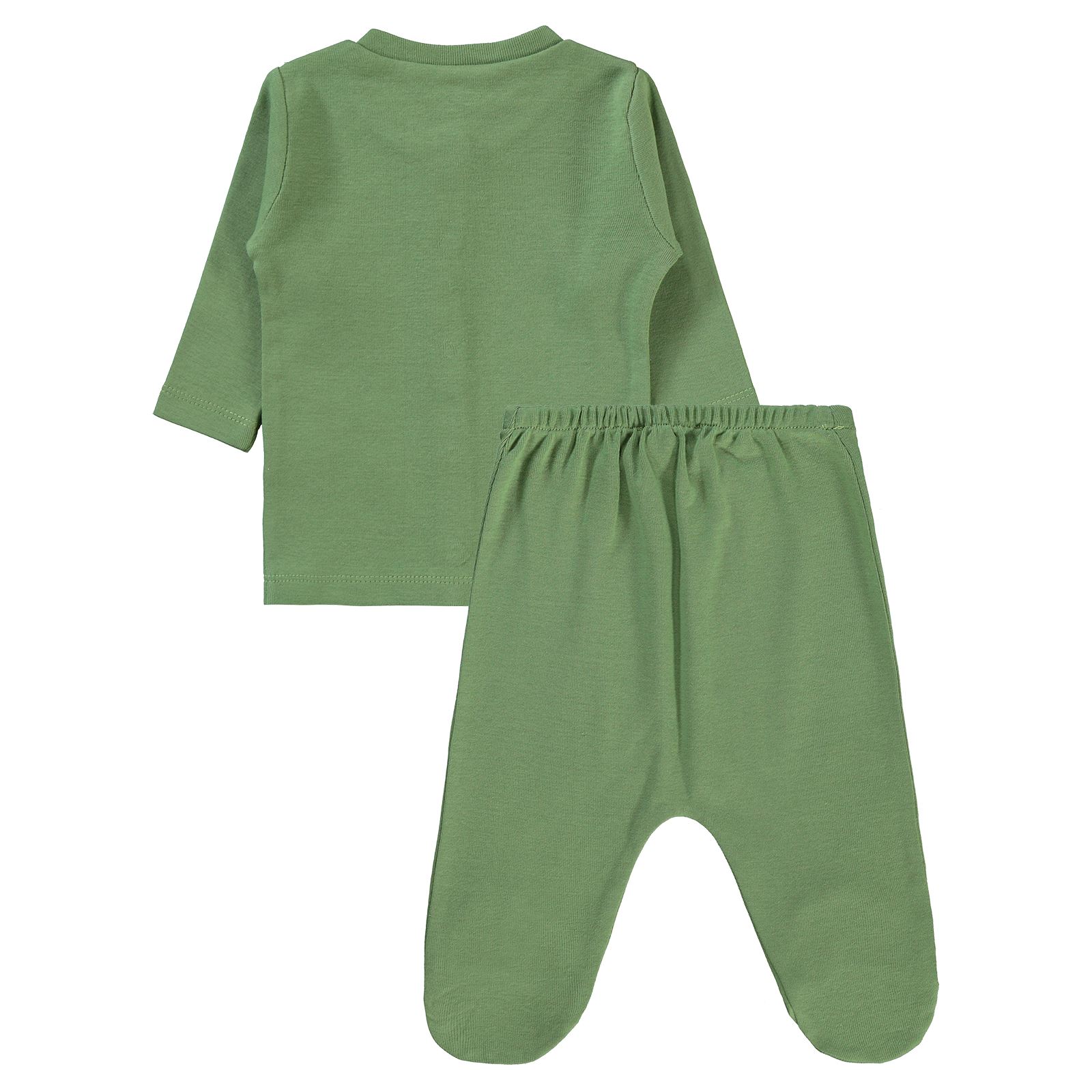 Civil Baby Bebek Pijama Takımı 1-6 Ay  Çağla Yeşili