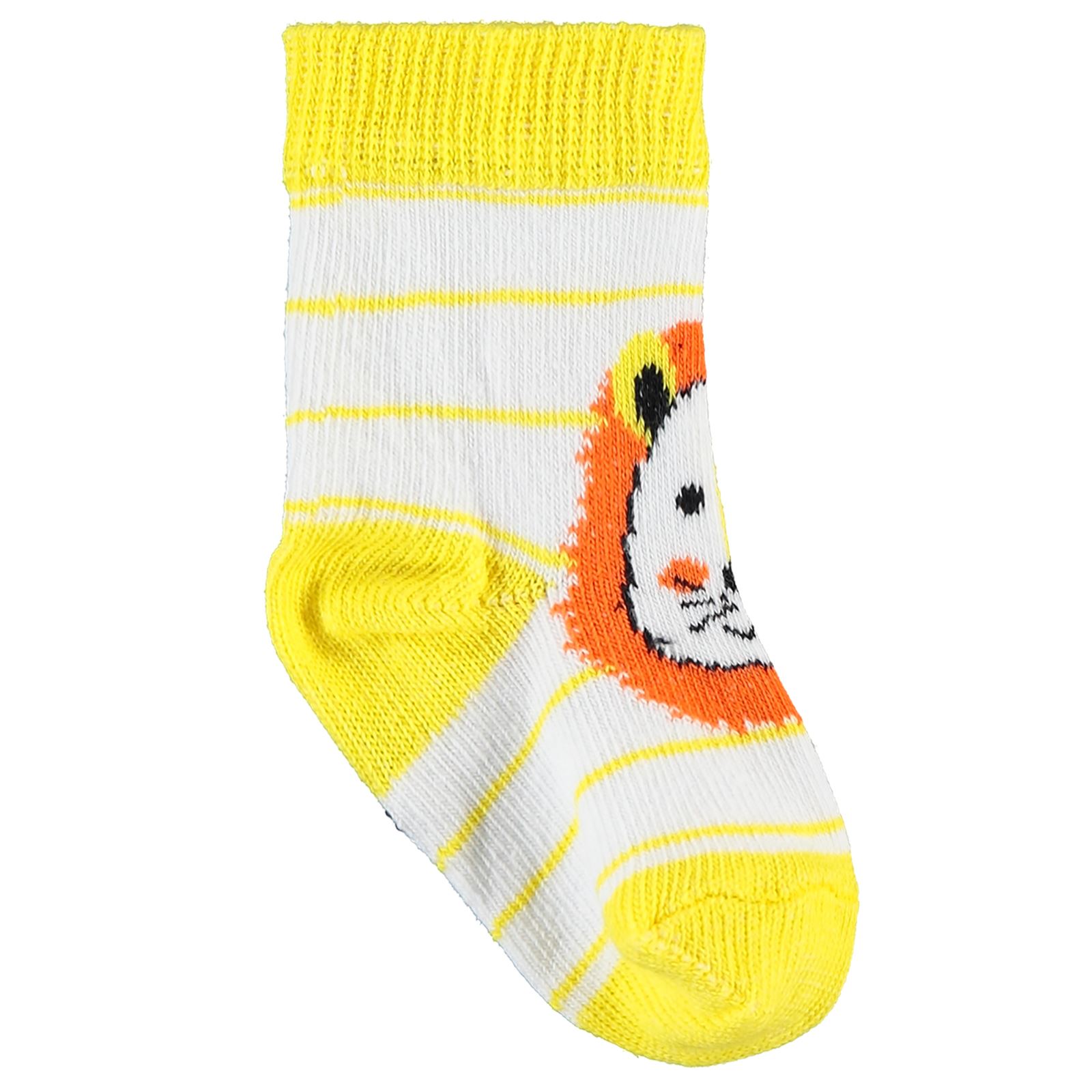 Civil Baby Erkek Bebek 3'lü Soket Çorap 6-18 Ay Sarı