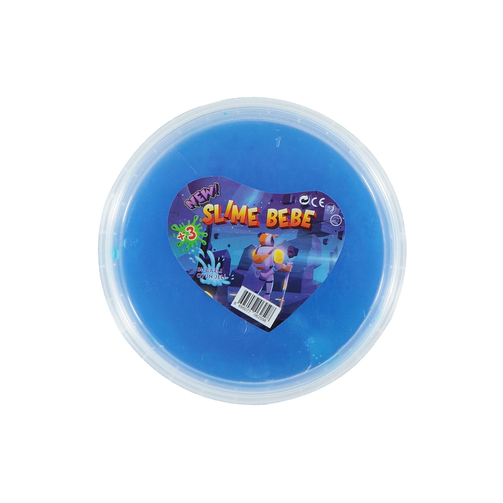 Duka Toys Yuvarlak Ufo Fosforlu Slime Oyun Hamuru 160 gr Mavi