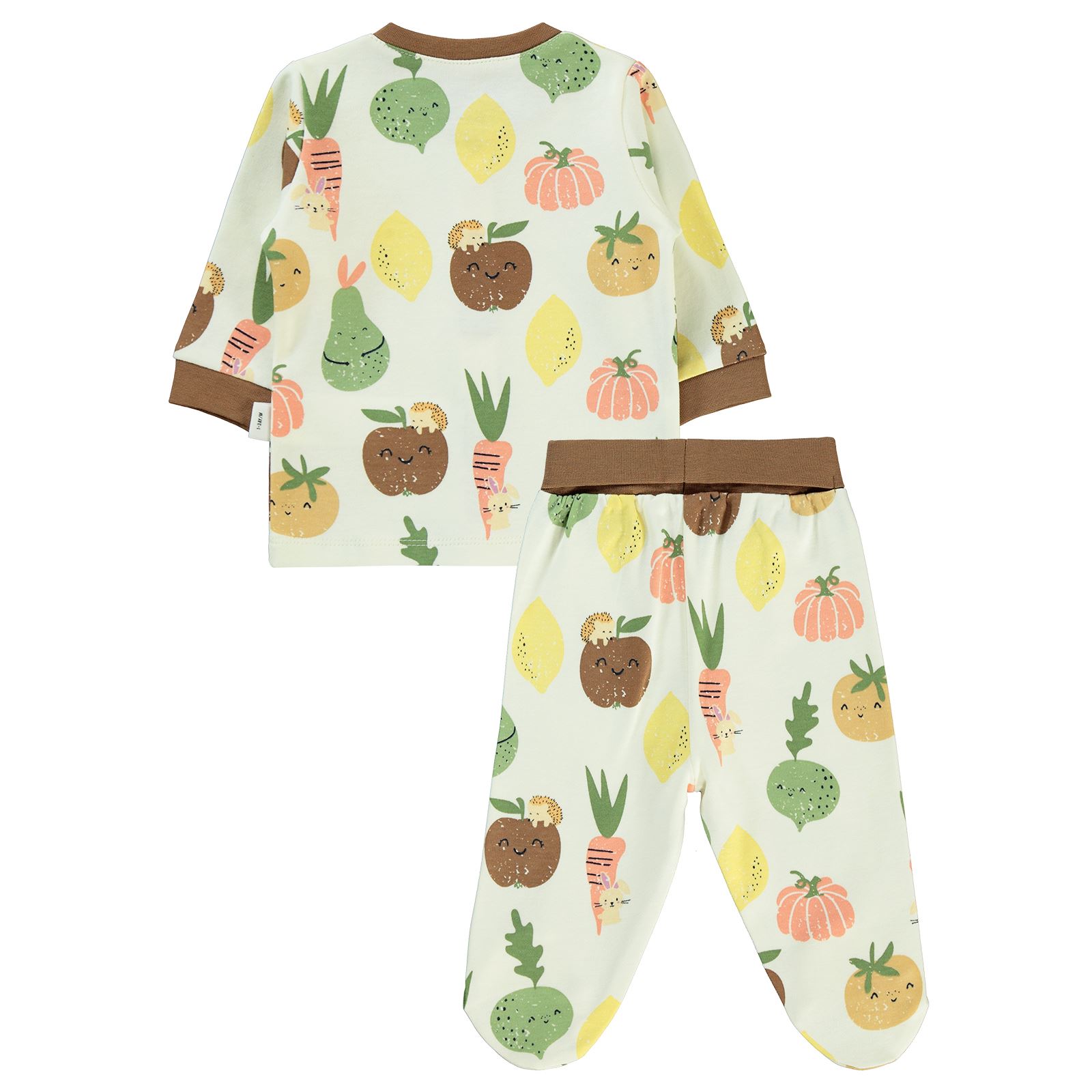 Civil Baby Bebek Pijama Takımı 1-6 Ay Kahve