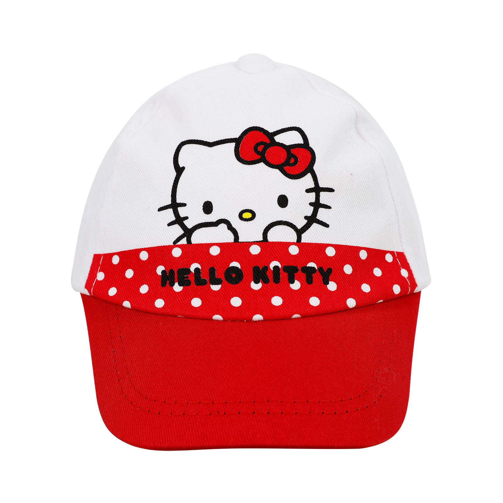Civil Baby Kız Bebek Kep Şapka 0-24 Ay Beyaz Kırmızı