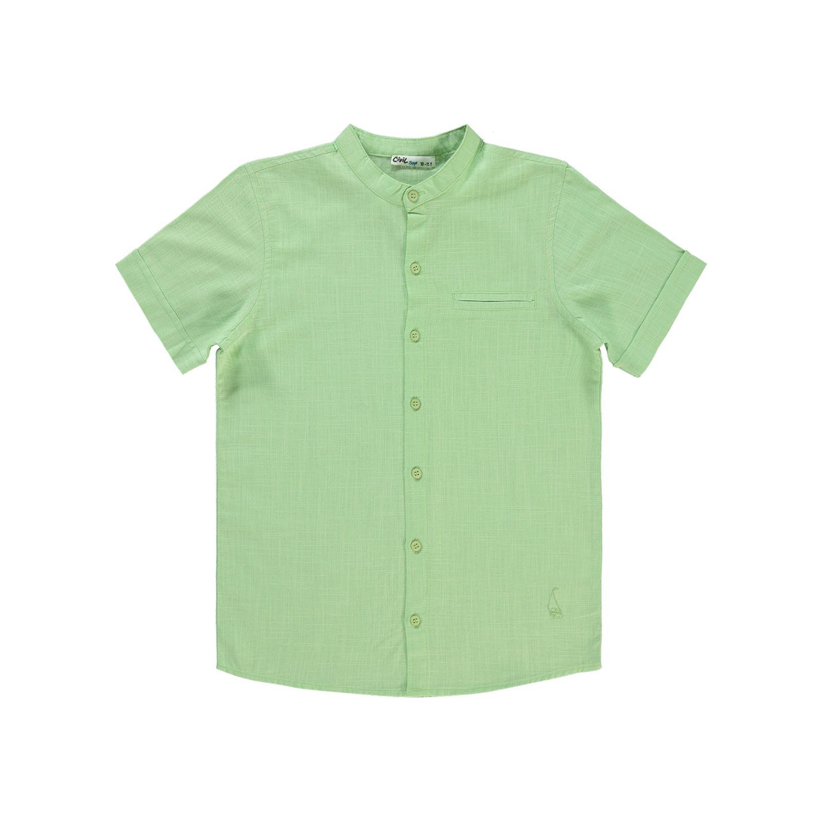 Civil Boys Erkek Çocuk Gömlek 10-13 Yaş Açık Yeşil