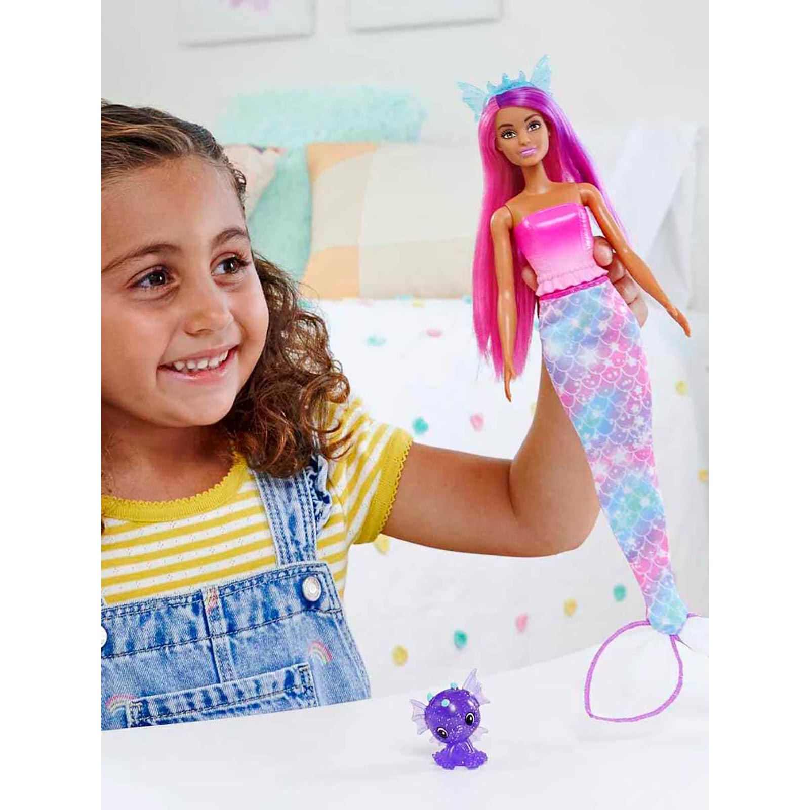 Barbie Dreamtopia Bebek ve Aksesuarları Pembe