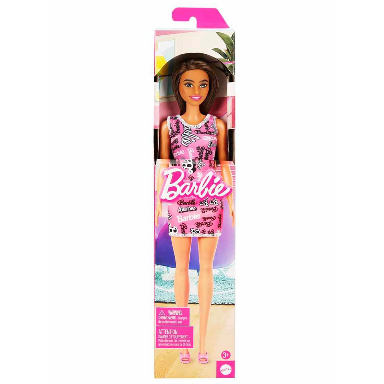 Barbie Şık Barbie Elbiseli Pembe