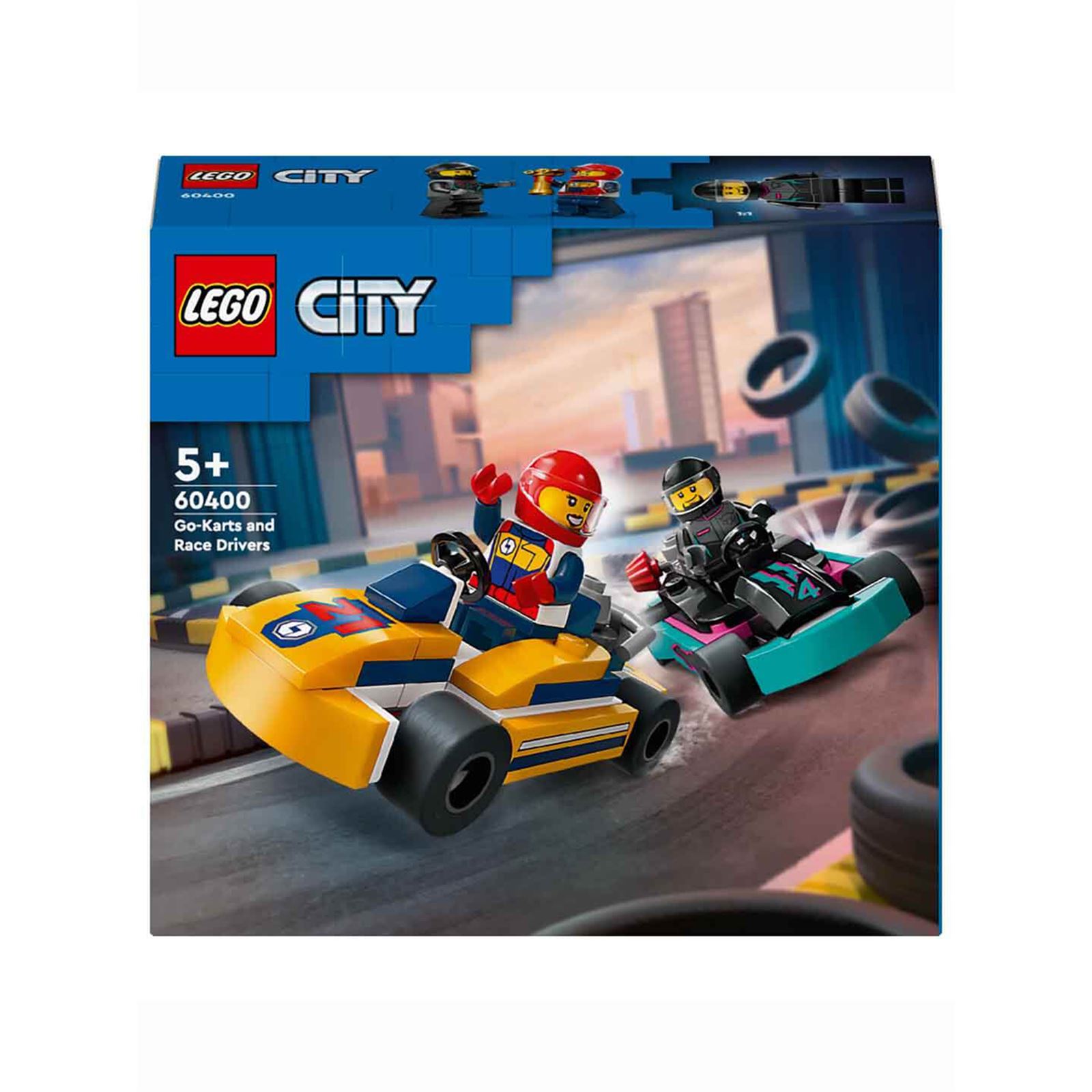 Lego City Go-Kartlar Ve Yarış Sürücüleri Siyah