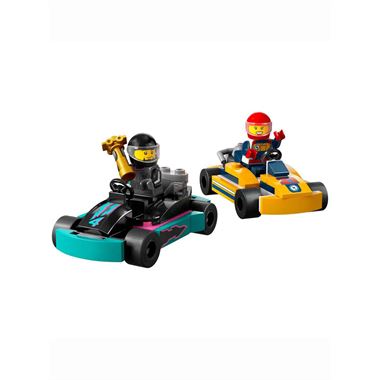 Lego City Go-Kartlar Ve Yarış Sürücüleri Siyah 