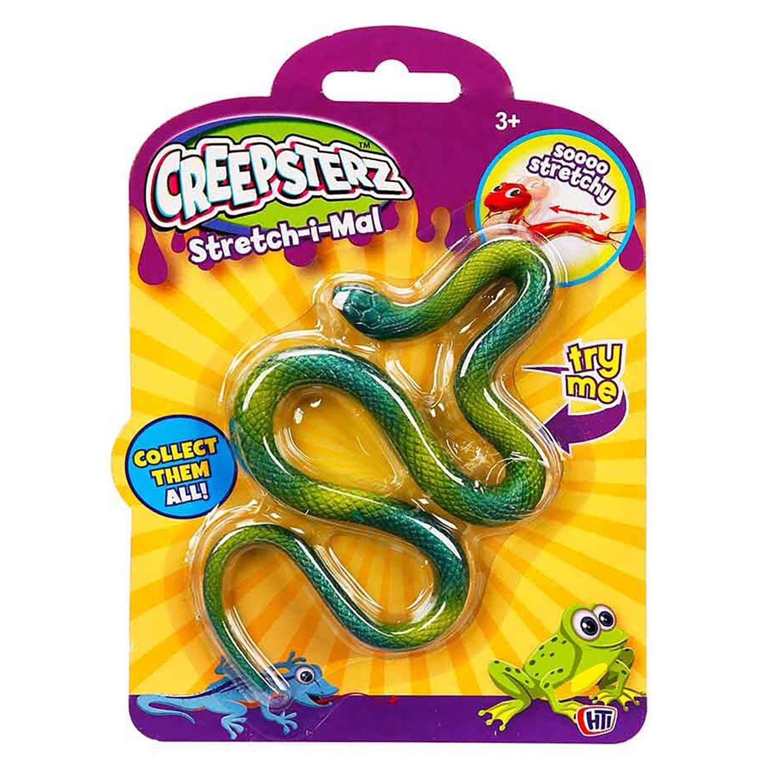 Creepsterz Streç Hayvanlar Yeşil Yılan