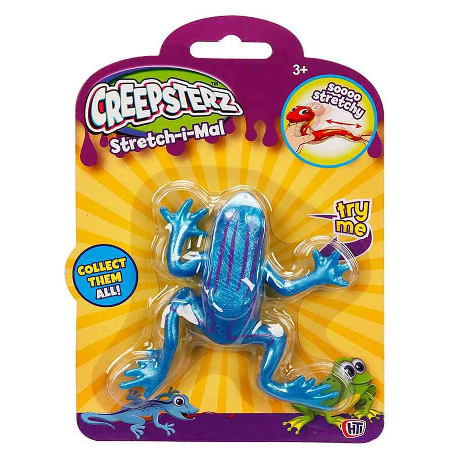 Creepsterz Streç Hayvanlar Mavi Kurbağa