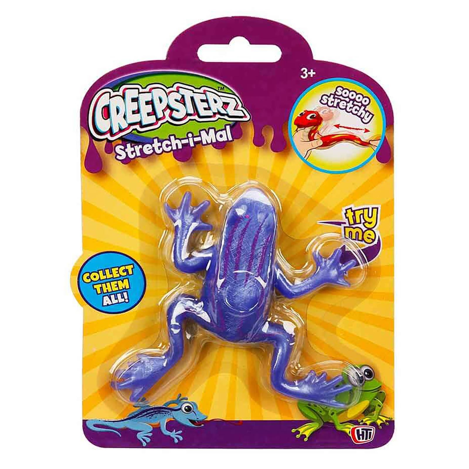Creepsterz Streç Hayvanlar Mor Kurbağa