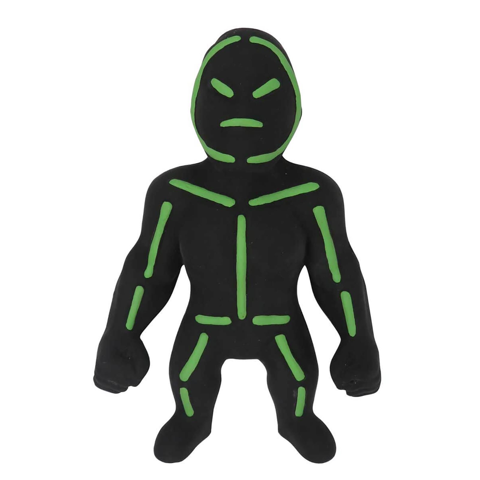 Stretch Monsterflex Süper Esnek Figür Oyuncaklar Neon Man Siyah