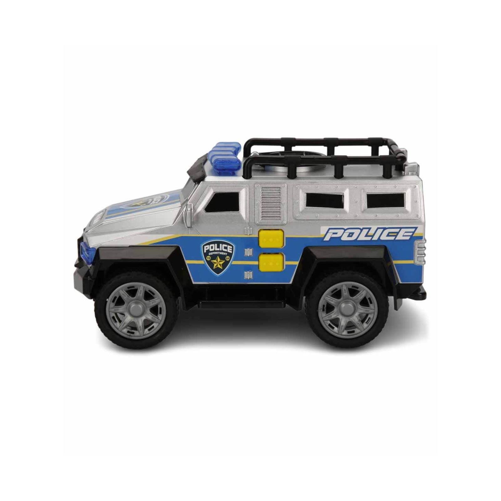 Teamsterz Sesli ve Işıklı 4x4 Polis Arabası Mavi