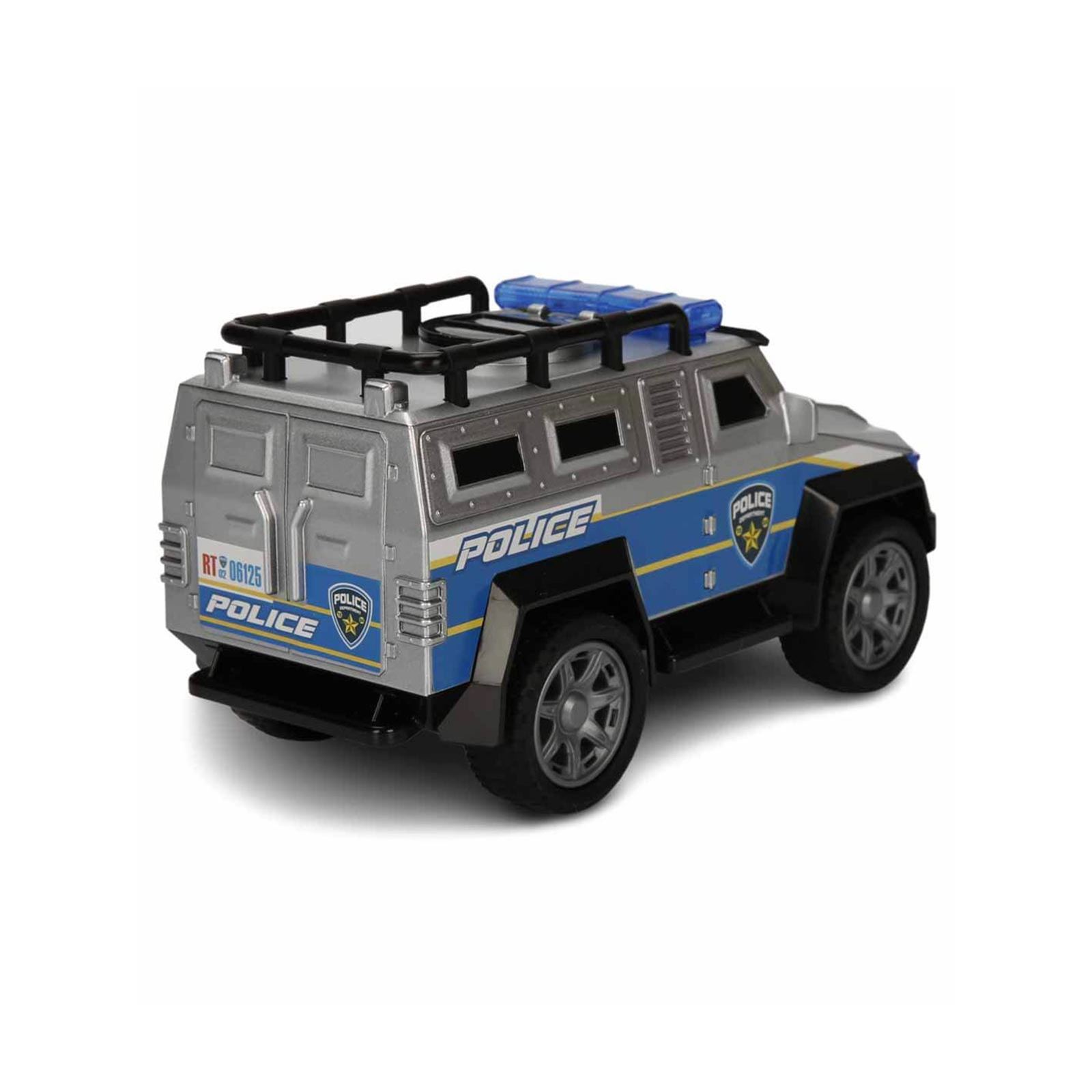Teamsterz Sesli ve Işıklı 4x4 Polis Arabası Mavi