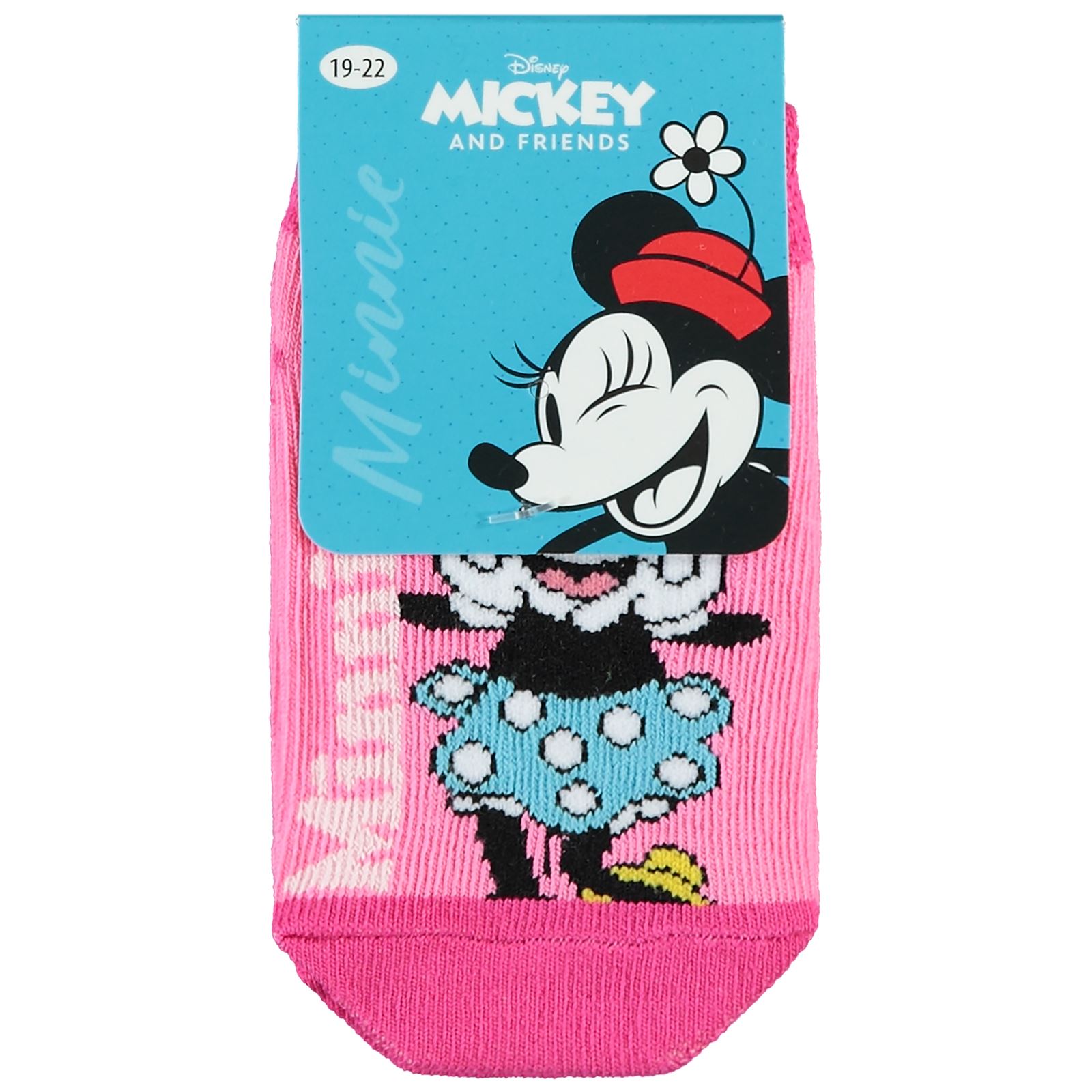 MN22134-4 Minnie Mouse 3-11 Yaş Kız Patik Çorap