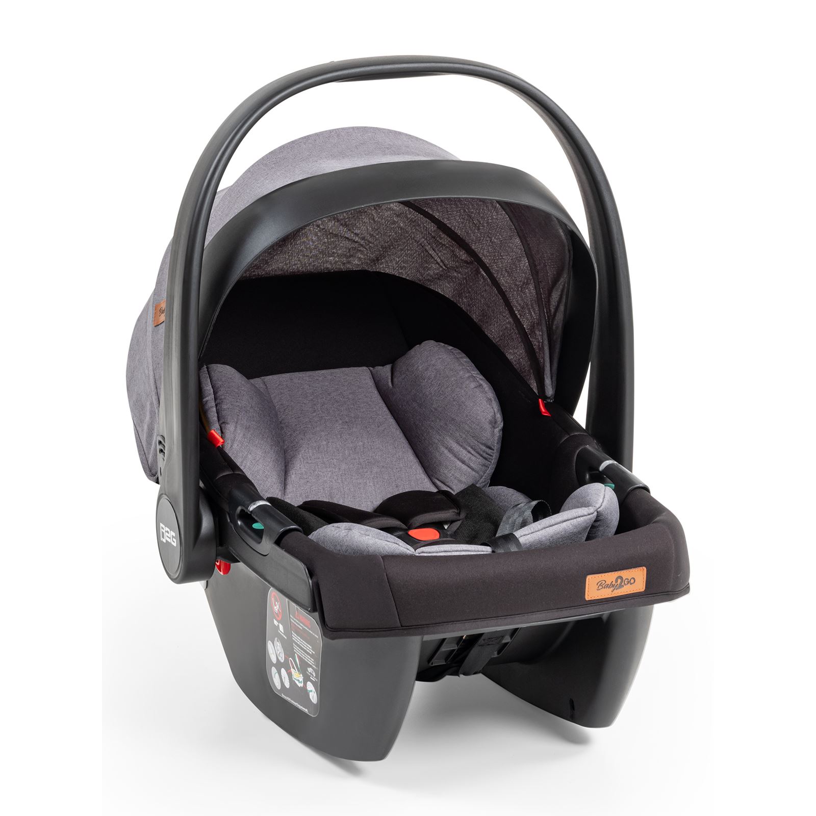 Baby2Go Crocus Travel Sistem Bebek Arabası Gri