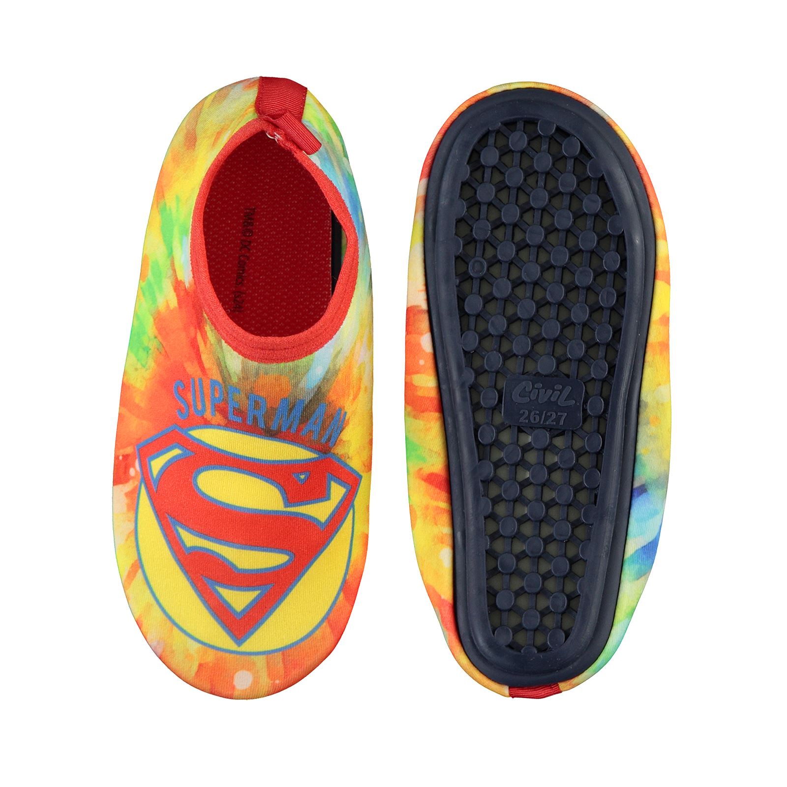 Süperman Erkek Çocuk Deniz Ayakkabısı 26-30 Numara Batik