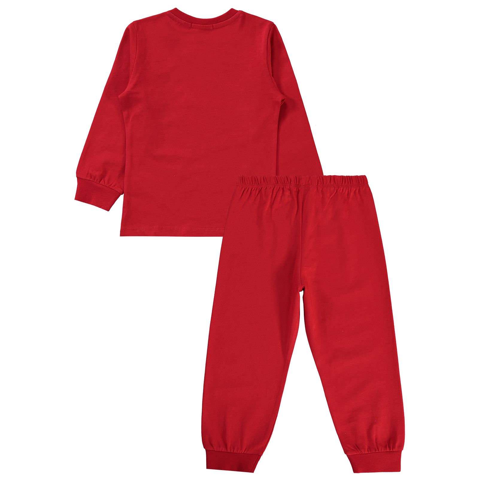 Superman Erkek Çocuk Pijama Takımı 2-5 Yaş Kırmızı