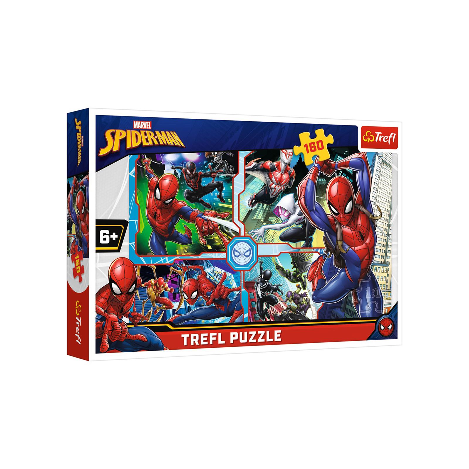 Spiderman Puzzle 160 Parça Kırmızı-Mavi