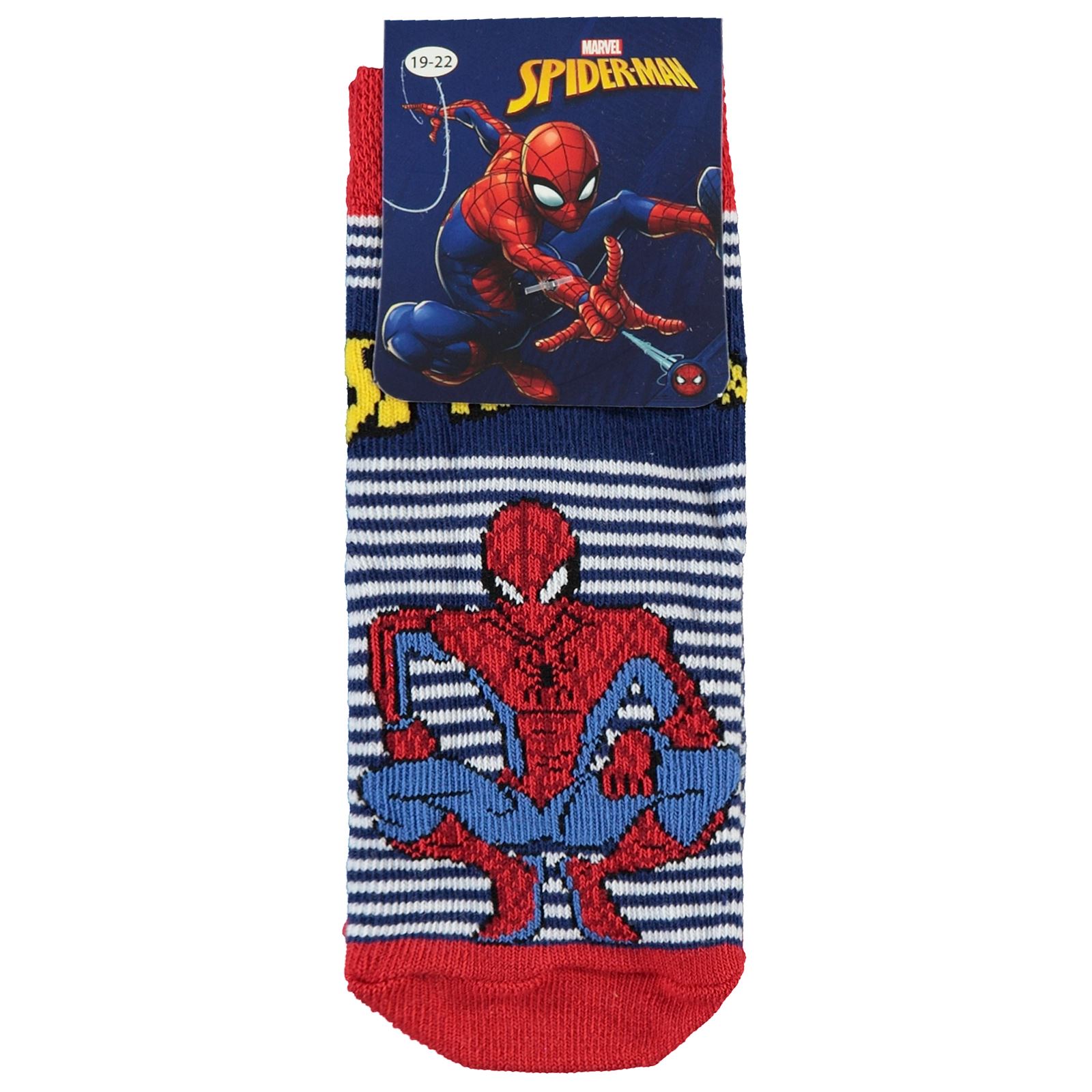 Spiderman Erkek Çocuk Soket Çorap 3-11 Yaş Lacivert