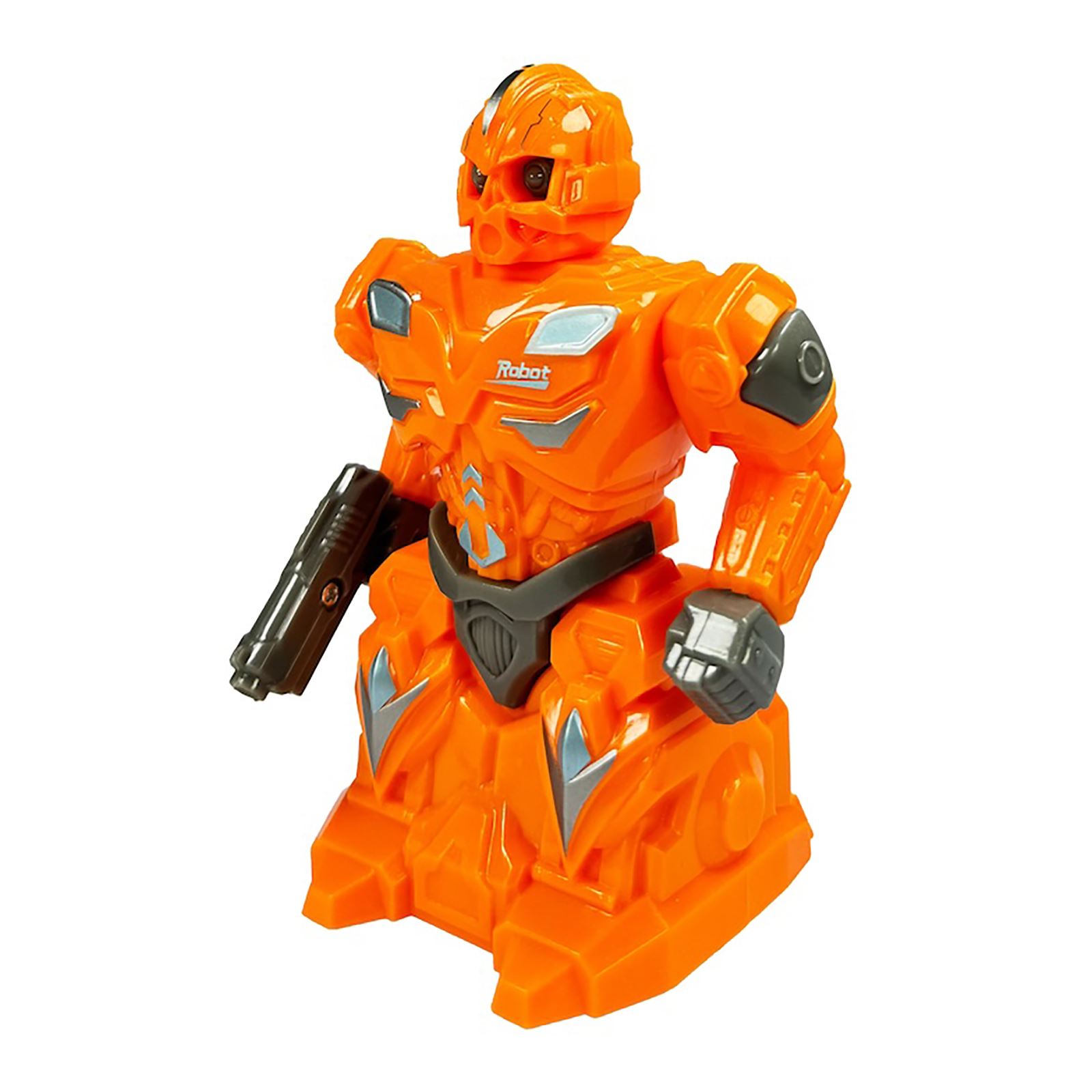 Vardem Sürtmeli Süper Kahraman Renkli Robot Turuncu