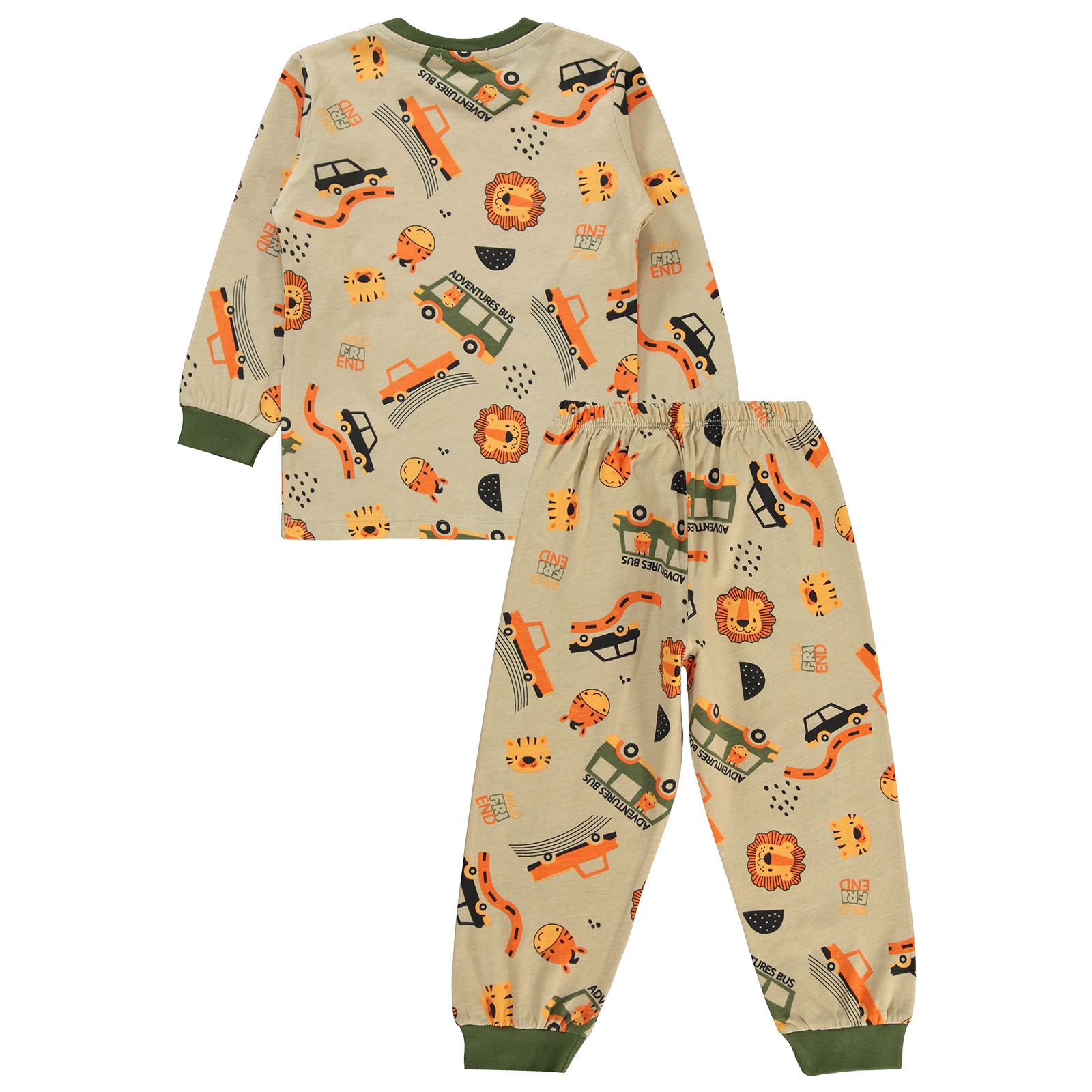 Civil Boys Erkek Çocuk Pijama Takımı 2-5 Yaş Haki