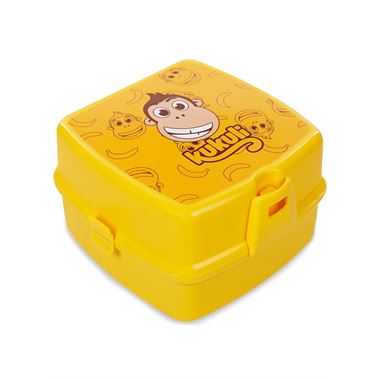 Kukuli Smart Lunchbox Desenli Beslenme Kabı Sarı 