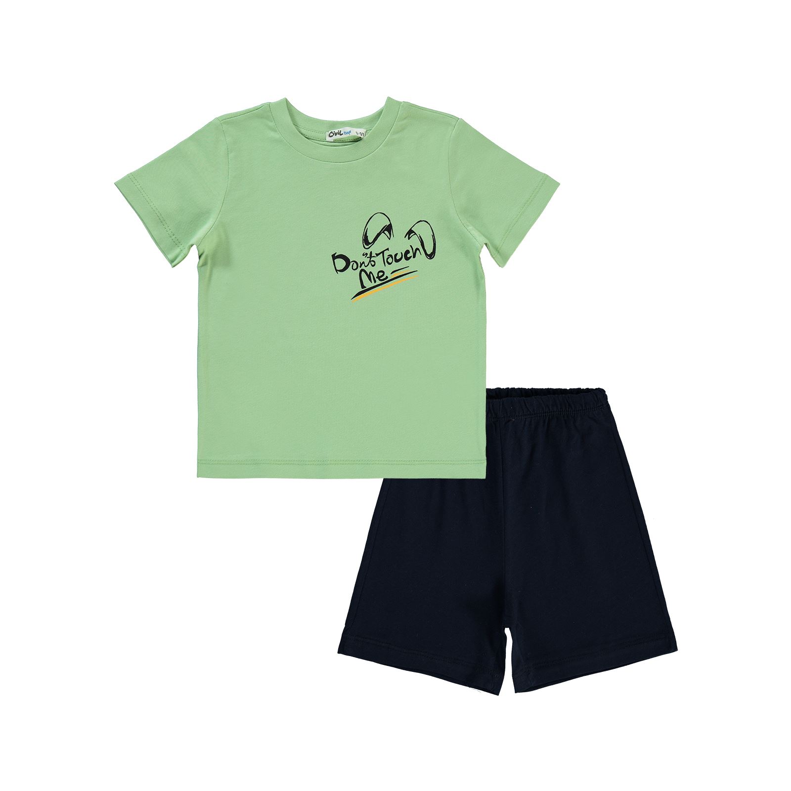 Civil Boys Erkek Çocuk Pijama Takımı 2-5 Yaş Açık Yeşil