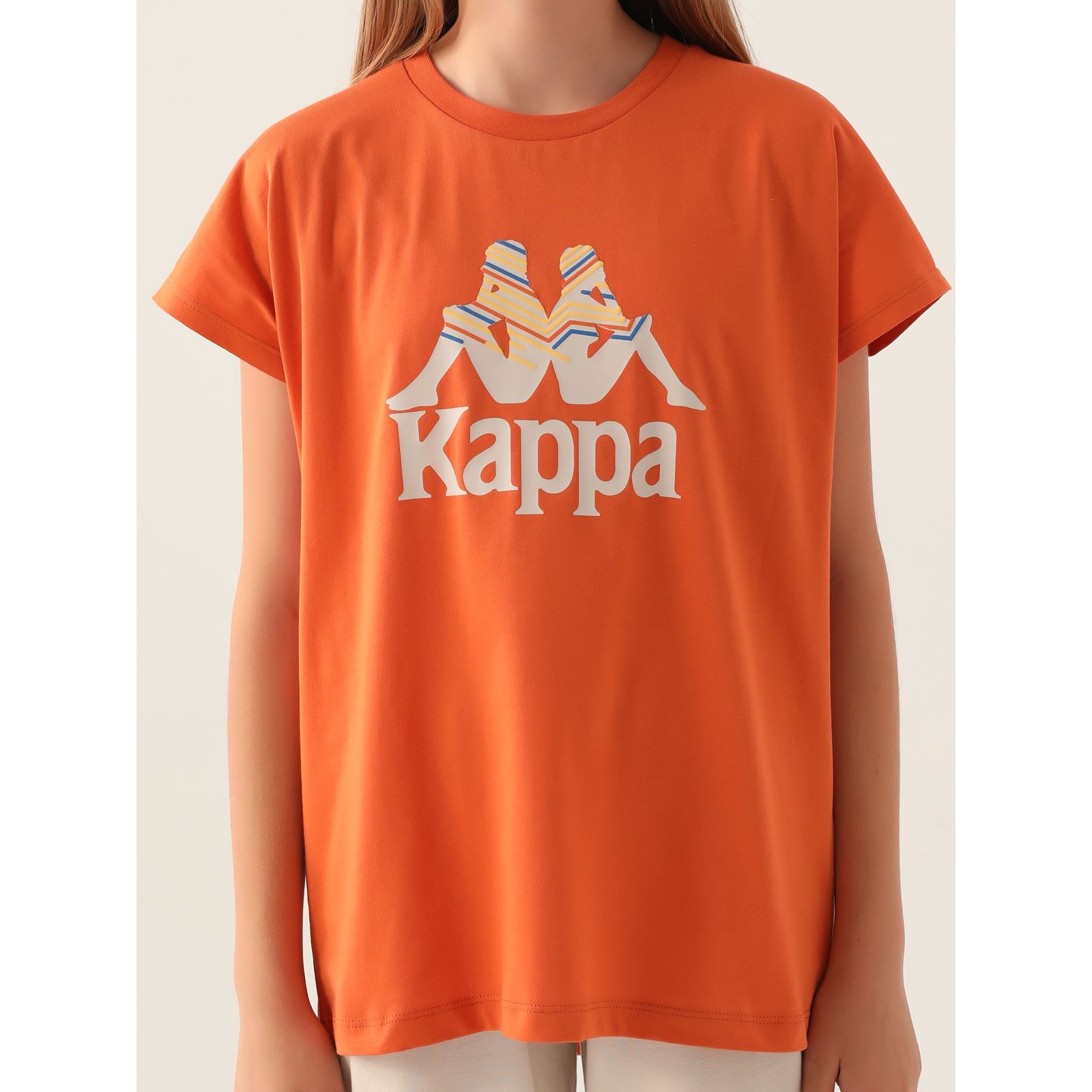 Kappa Kız Çocuk Tişört 5-15 Yaş Turuncu