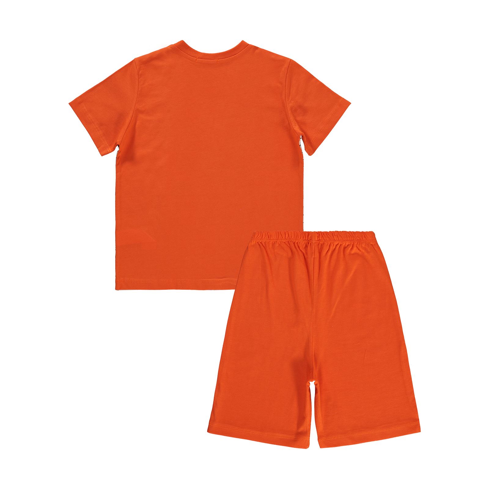Civil Boys Erkek Çocuk Pijama Takımı 6-9 Yaş Oranj