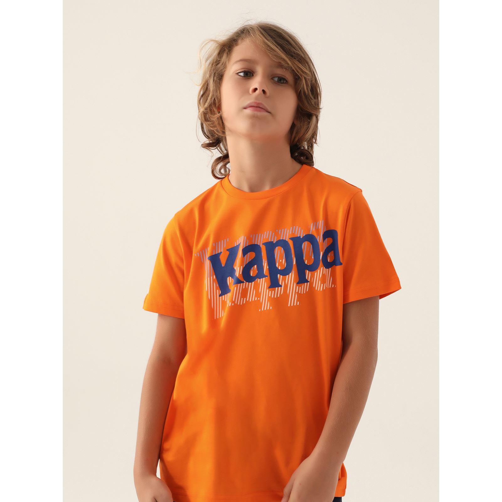 Kappa Erkek Çocuk Tişört 5-15 Yaş Turuncu