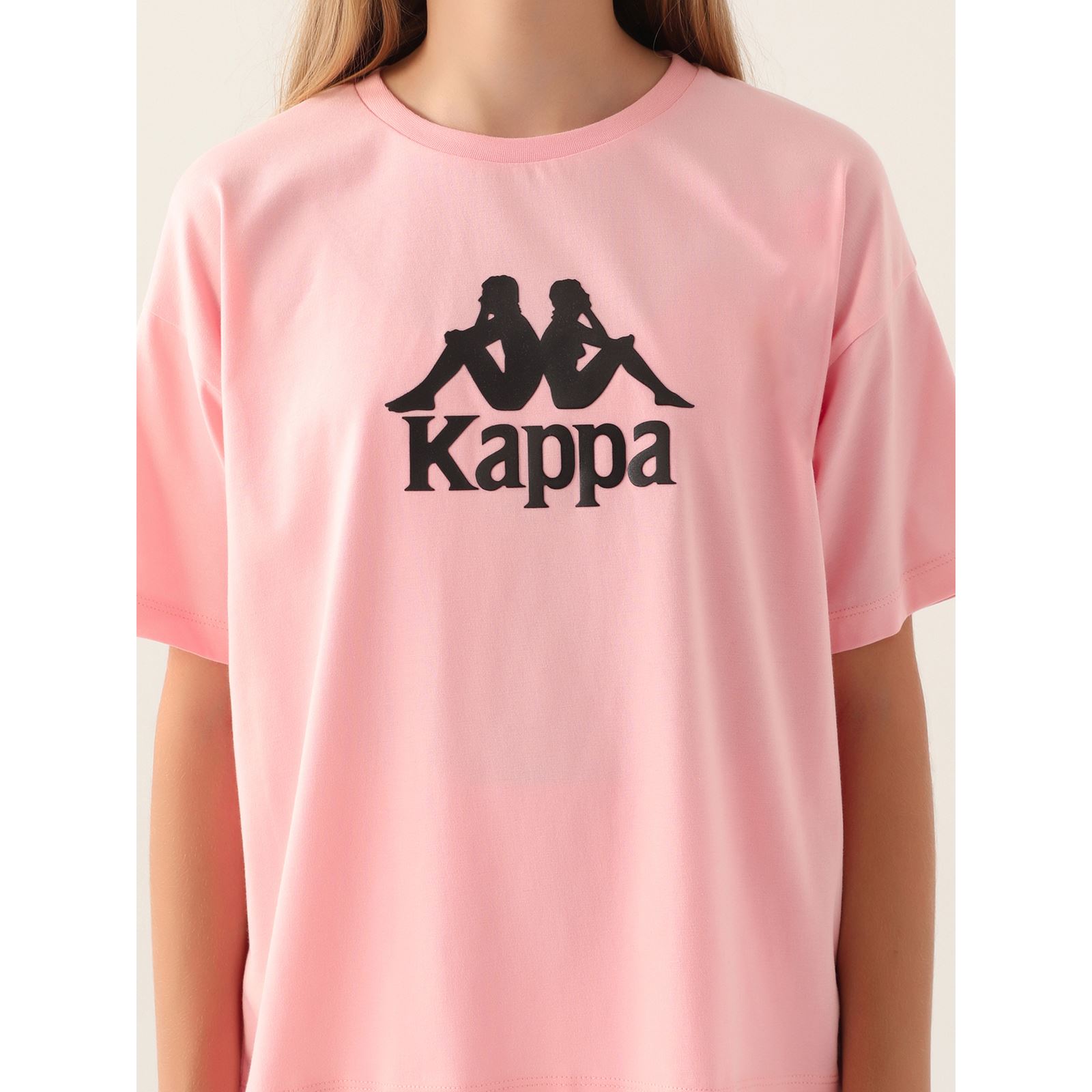 Kappa Kız Çocuk Tişört 5-15 Yaş Somon