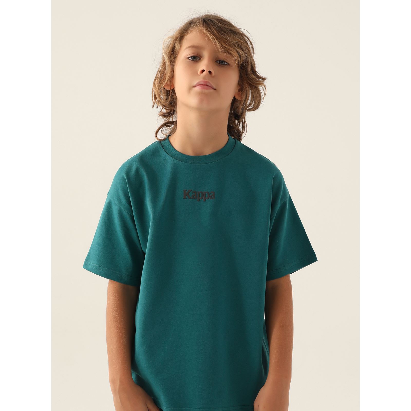 Kappa Erkek Çocuk Tişört 5-15 Yaş Koyu Yeşil