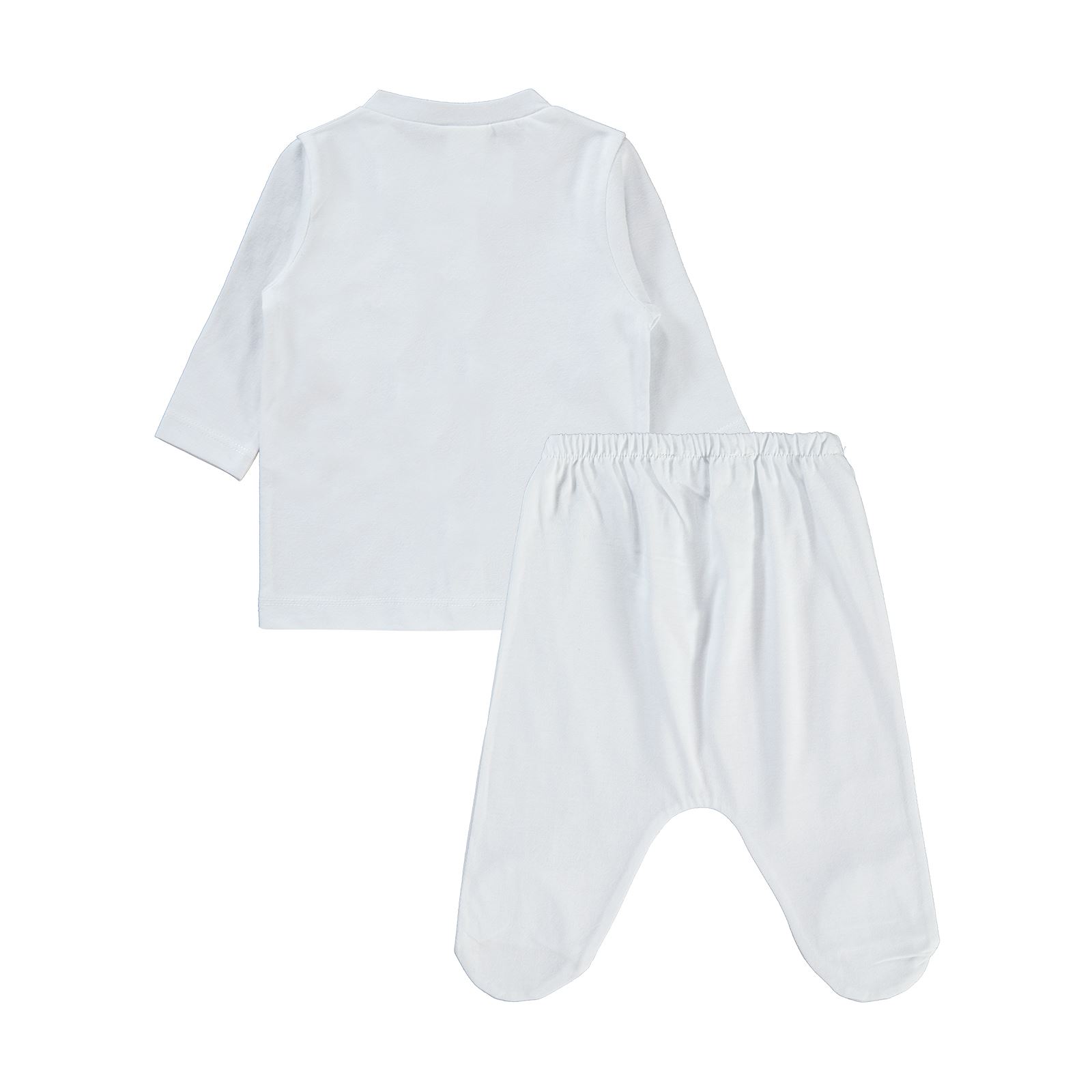 Civil Baby Bebek Pijama Takımı 1-6 Ay Beyaz