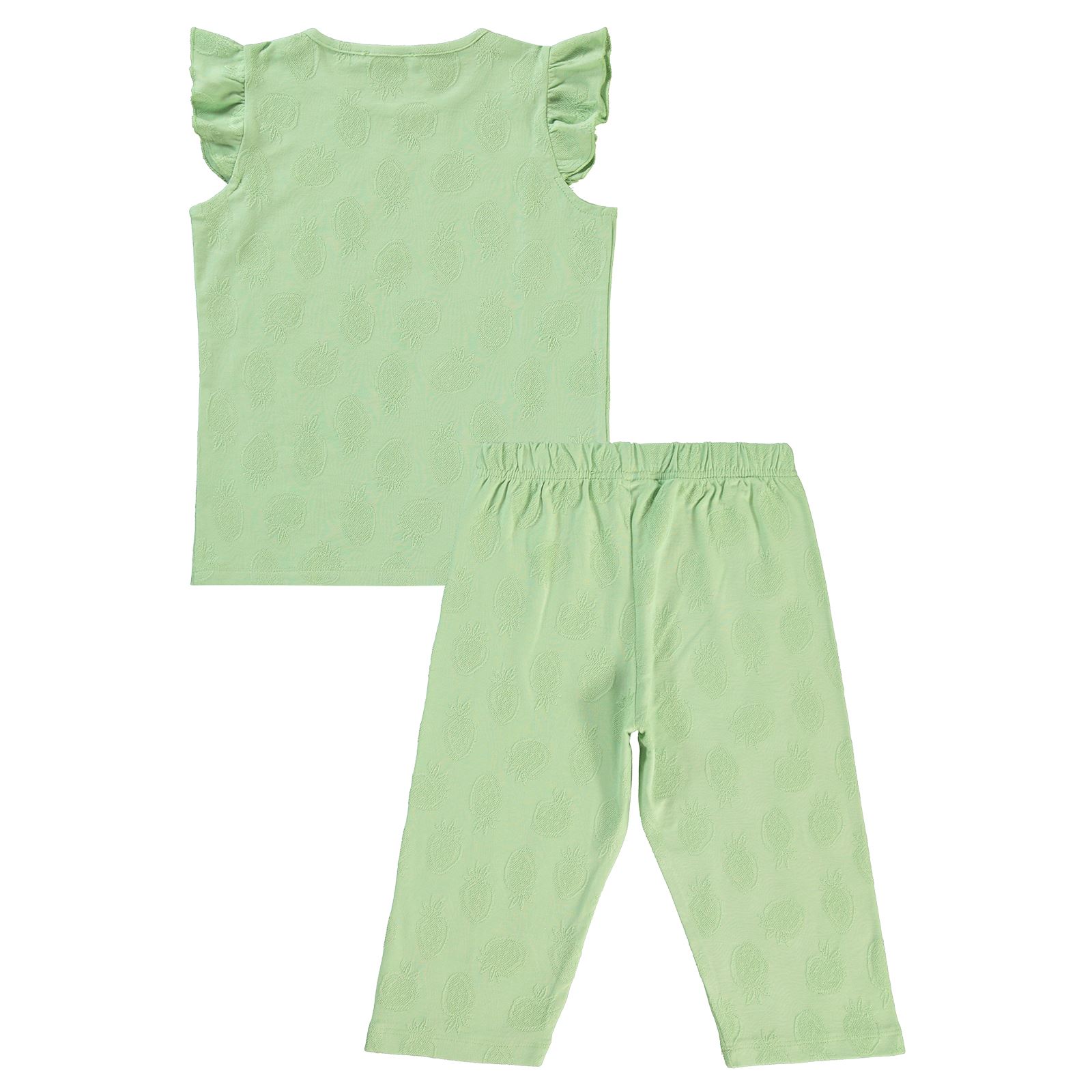 Civil Girls Kız Çocuk Pijama Takımı 10-13 Yaş Yeşil İncir