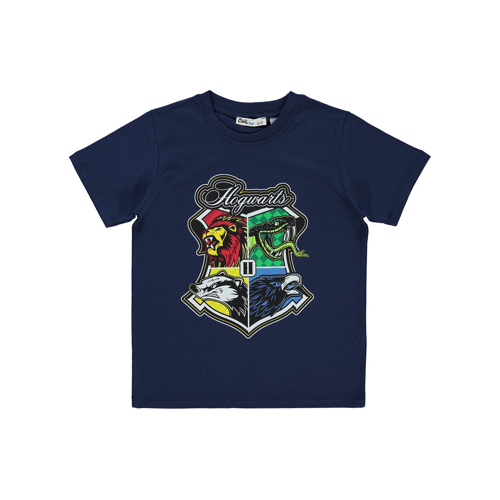Harry Potter Erkek Çocuk Tişört 6-9 Yaş Lacivert