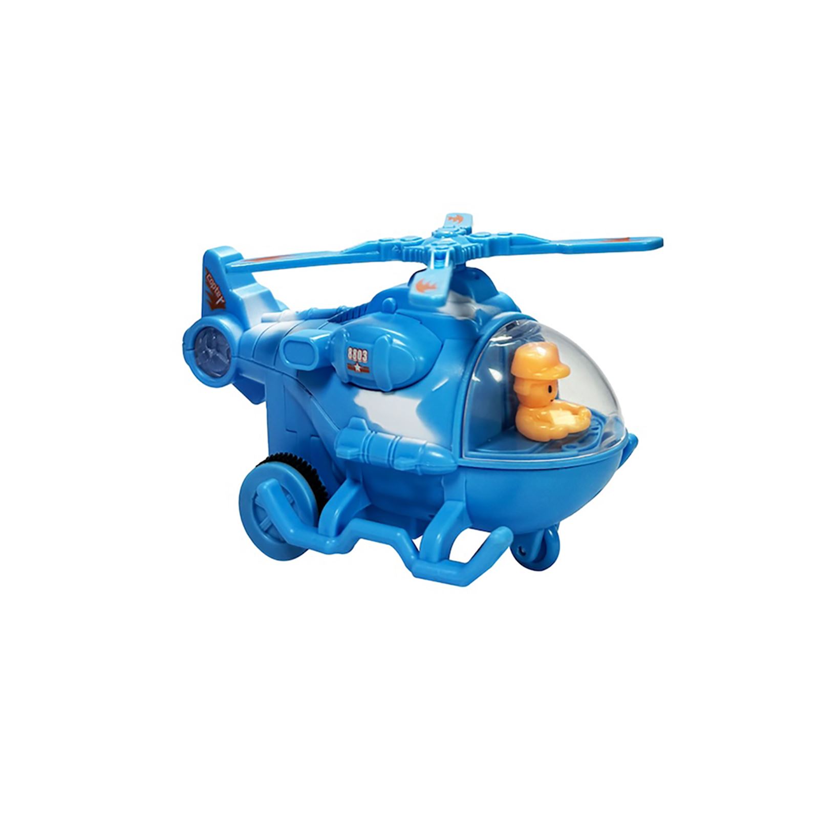 Vardem Sürtmelı Kamuflajlı Pılotlu Helikopter Mavi