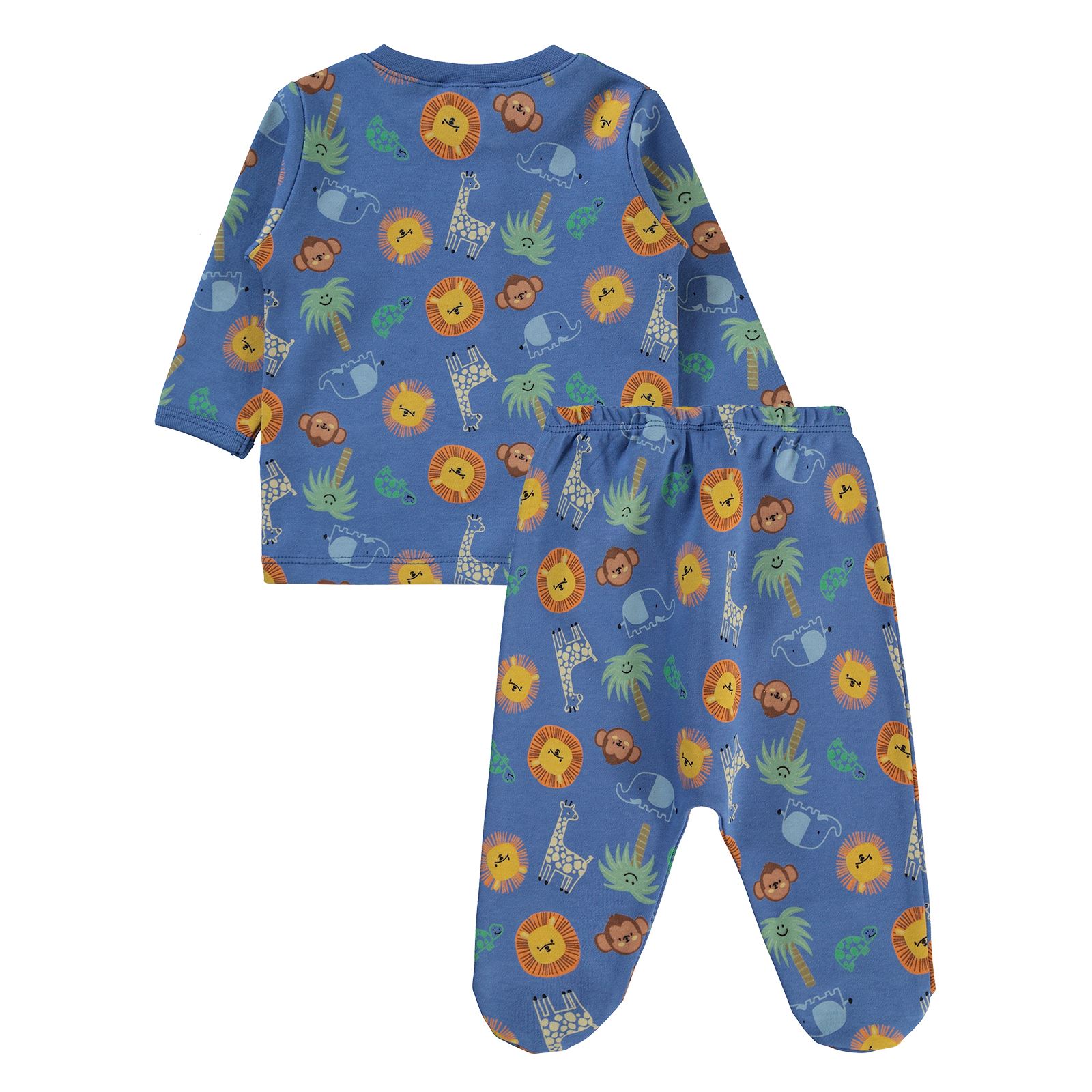 Civil Baby Erkek Bebek Pijama Takımı 1-6 Ay Açık Lacivert