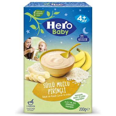 Hero Baby Sütlü Muzlu Pirinçli 200 gr 
