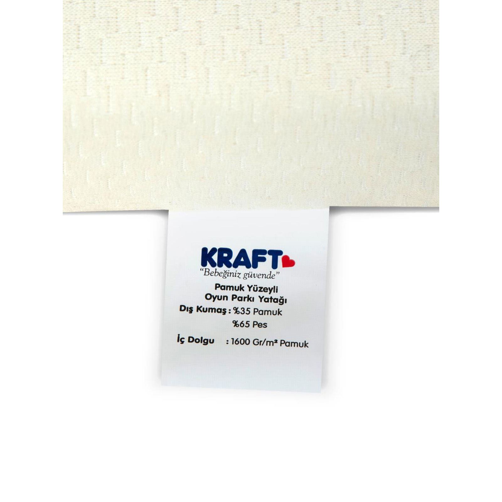Kraft  Pamuk Oyun Parkı Yatağı 70x110 cm Beyaz