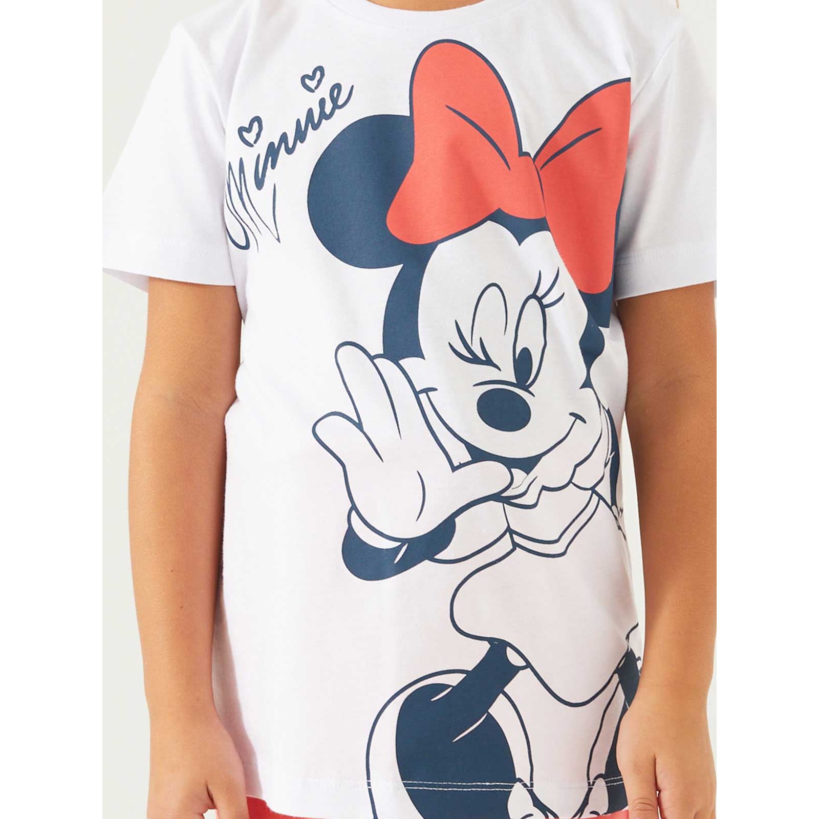 Minnie Mouse Kız Çocuk Takım 9-14 Yaş Beyaz