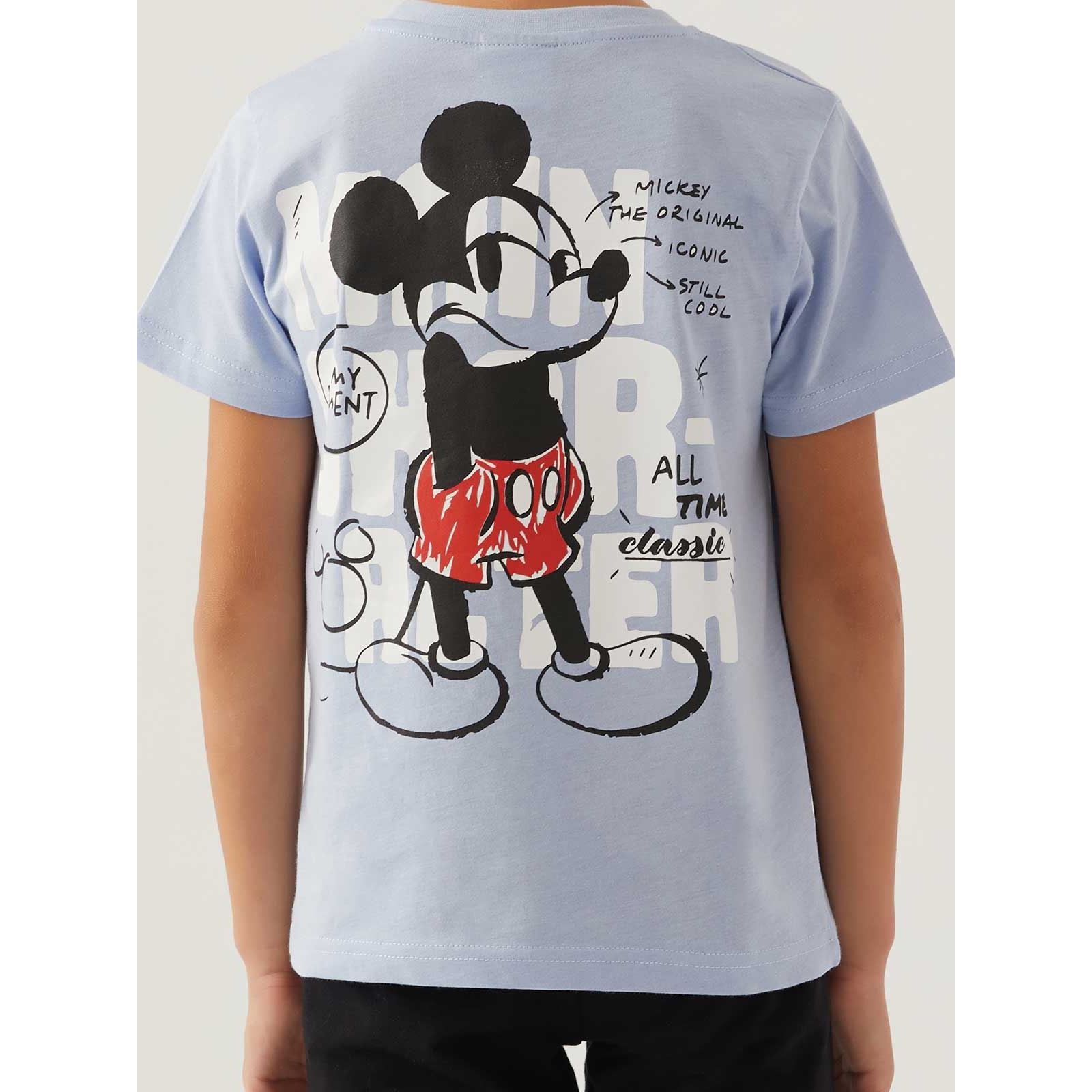 Mickey Mouse Erkek Çocuk Şortlu Takım 3-8 Yaş Mavi
