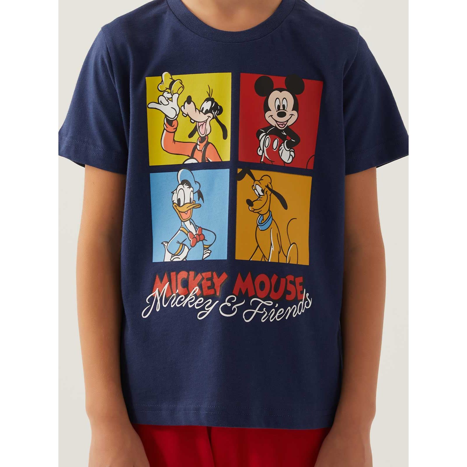 Mickey Mouse Erkek Çocuk Takım 3-8 Yaş Koyu İndigo
