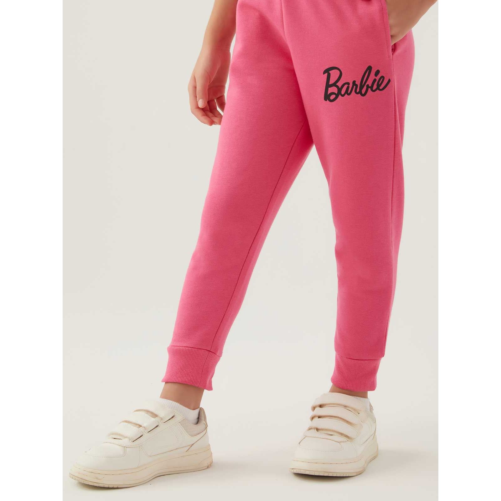 Barbie Kız Çocuk Eşofman Altı 9-14 Yaş Açık Fuşya