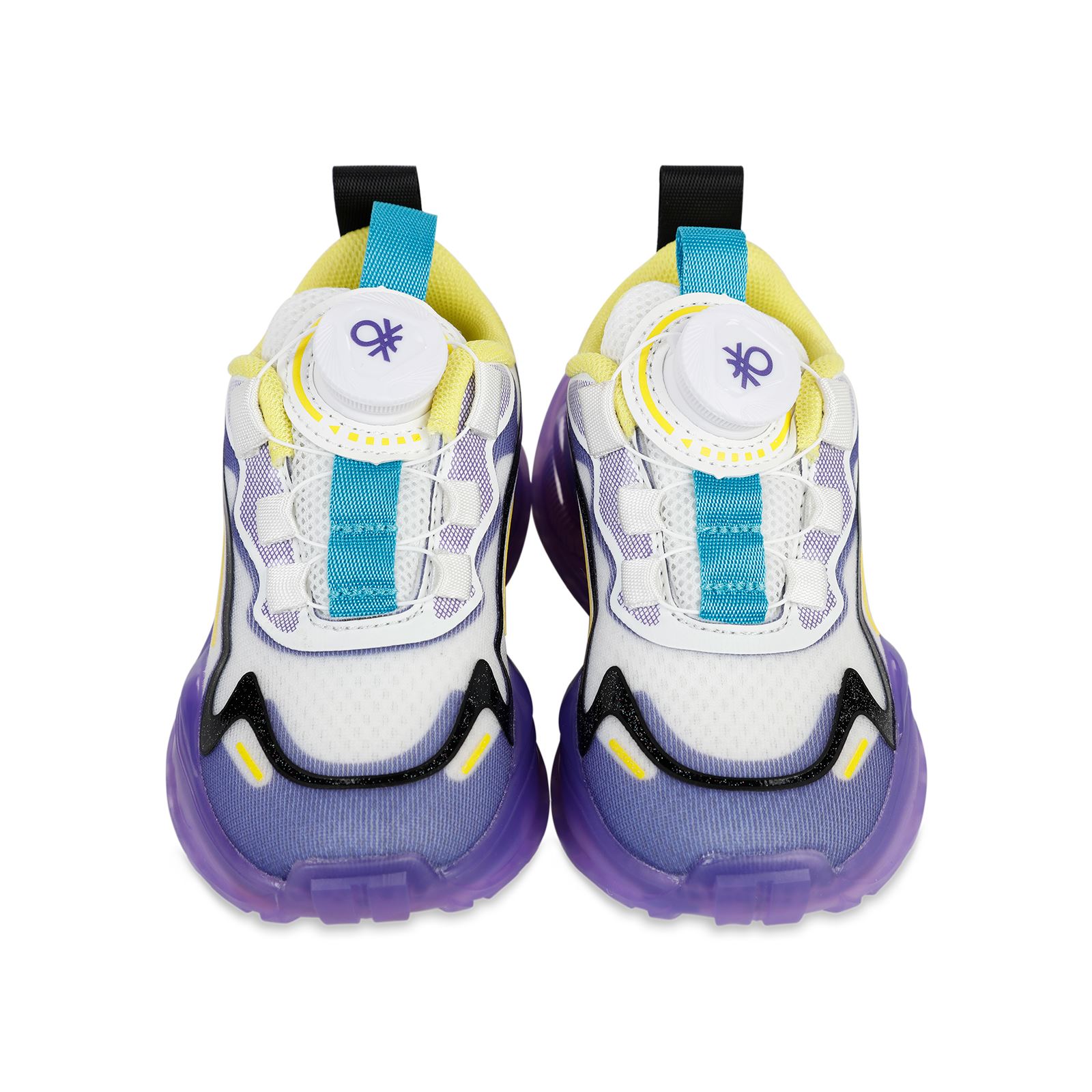 Benetton Kız Çocuk Spor Ayakkabı 26-30 Numara Beyaz-Lila
