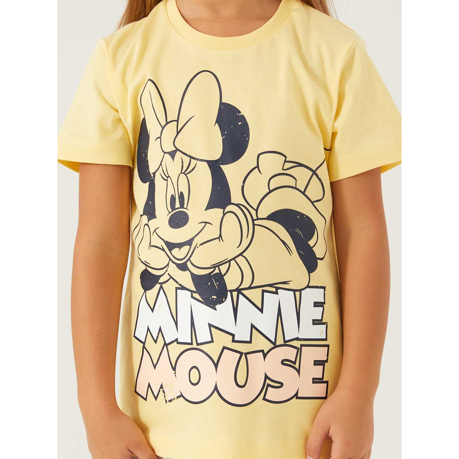 Minnie Mouse Kız Çocuk Kaprili Takım 9-14 Yaş Sarı