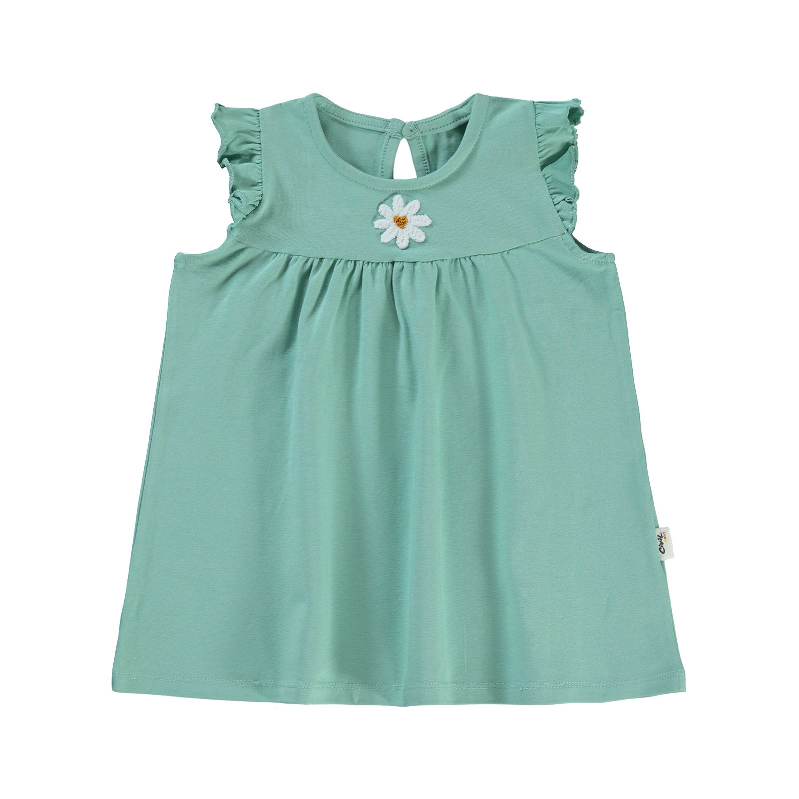Civil Baby Kız Bebek Elbise 6-18 Ay Çağla Yeşili